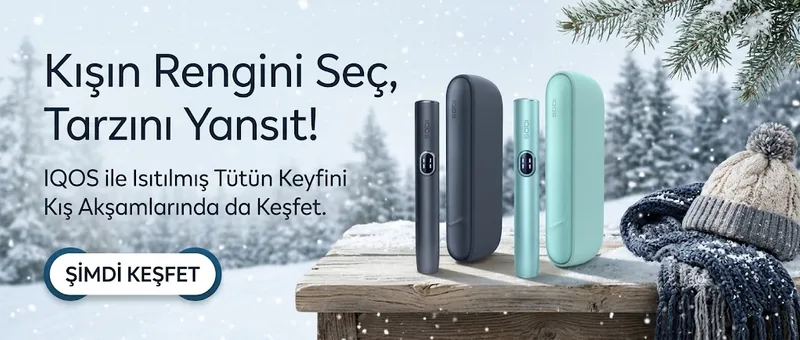 Kışın rengini seç, tarzını yansıt — IQOS ile ısıtılmış tütün keyfini kış akşamlarında da keşfet