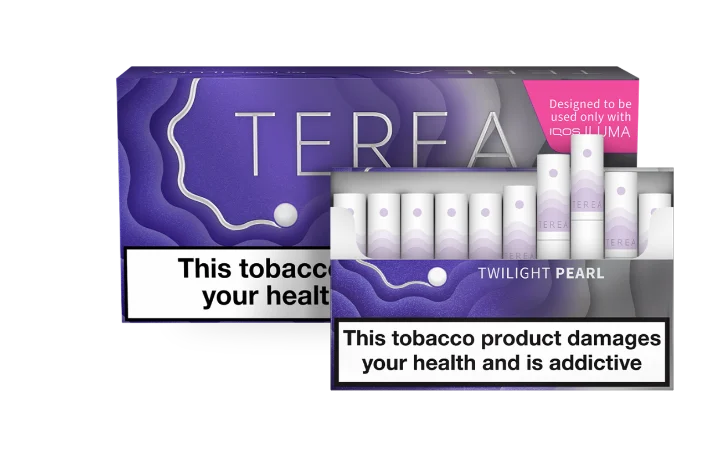 TEREA Twilight Pearl paket — Tatlı meyve, Akşam esintisi, Çıtlatmalı kapsül